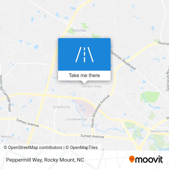 Mapa de Peppermill Way