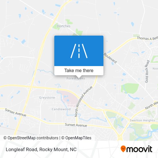 Longleaf Road map
