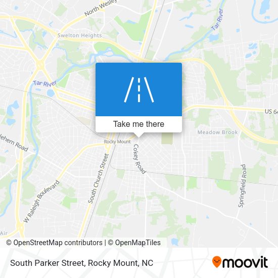 South Parker Street map
