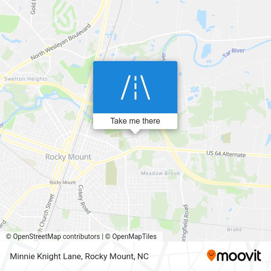 Minnie Knight Lane map