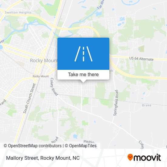 Mallory Street map