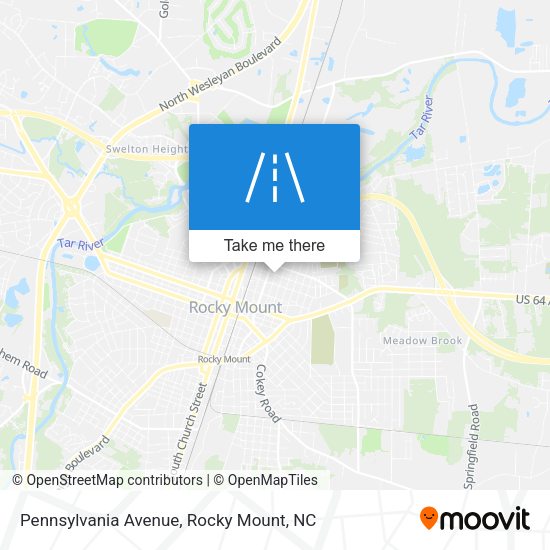 Mapa de Pennsylvania Avenue