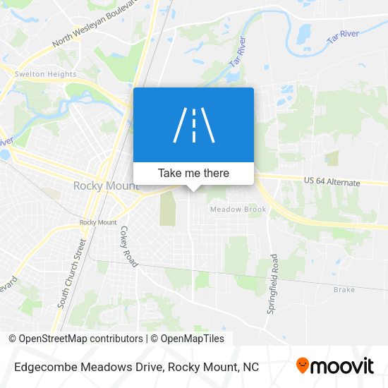 Edgecombe Meadows Drive map