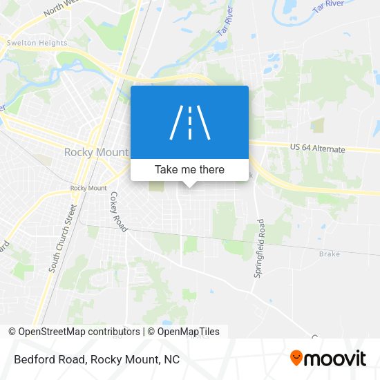 Mapa de Bedford Road