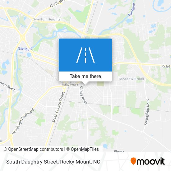 South Daughtry Street map