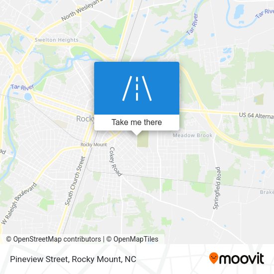 Pineview Street map