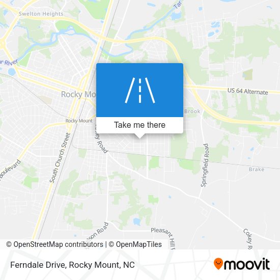 Ferndale Drive map