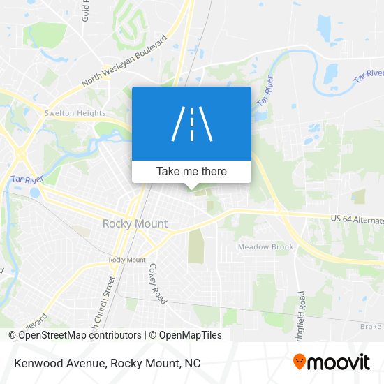 Kenwood Avenue map