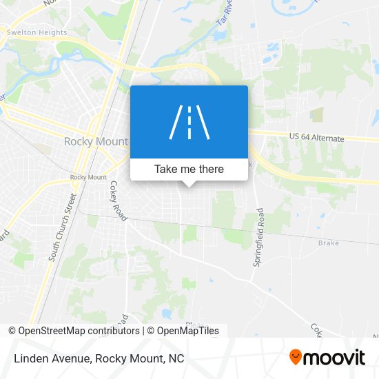 Mapa de Linden Avenue