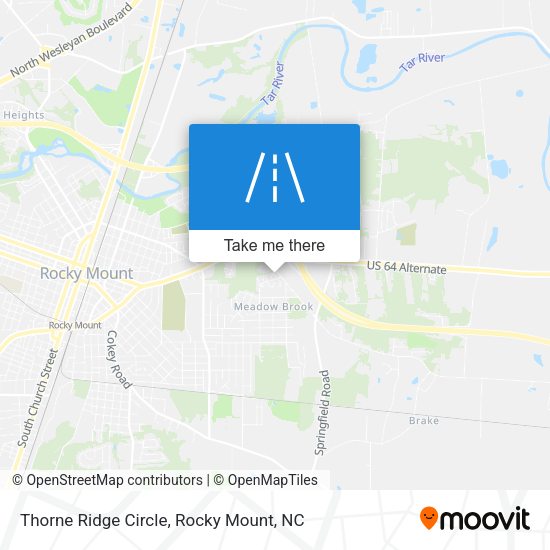 Mapa de Thorne Ridge Circle