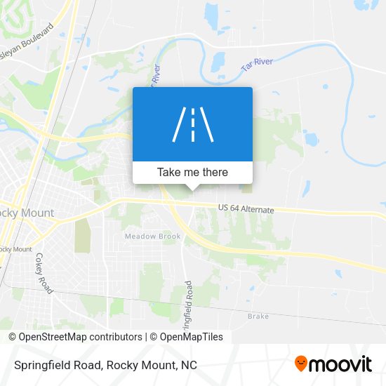 Springfield Road map