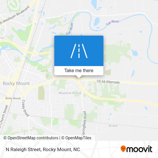 Mapa de N Raleigh Street