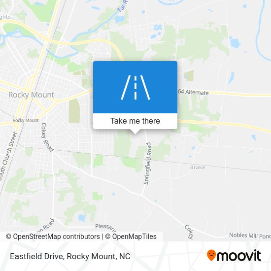 Eastfield Drive map