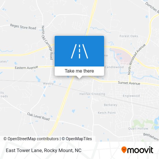 Mapa de East Tower Lane