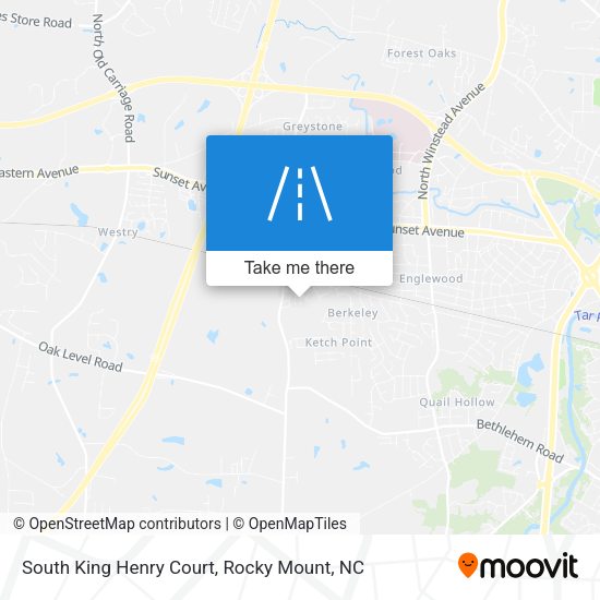 South King Henry Court map