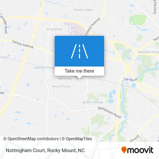 Nottingham Court map