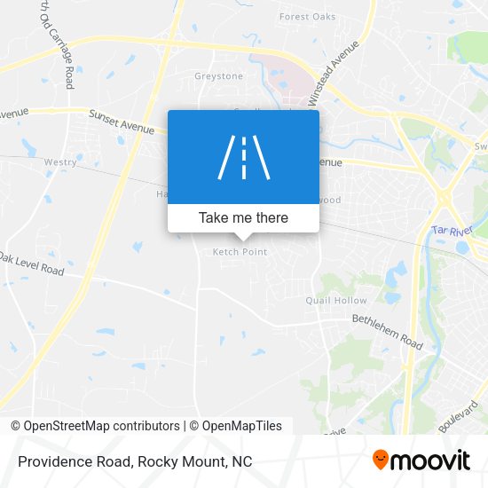 Providence Road map
