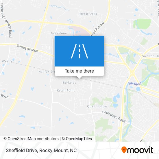 Mapa de Sheffield Drive