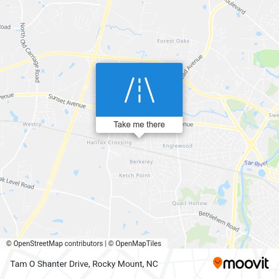 Tam O Shanter Drive map