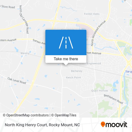 North King Henry Court map