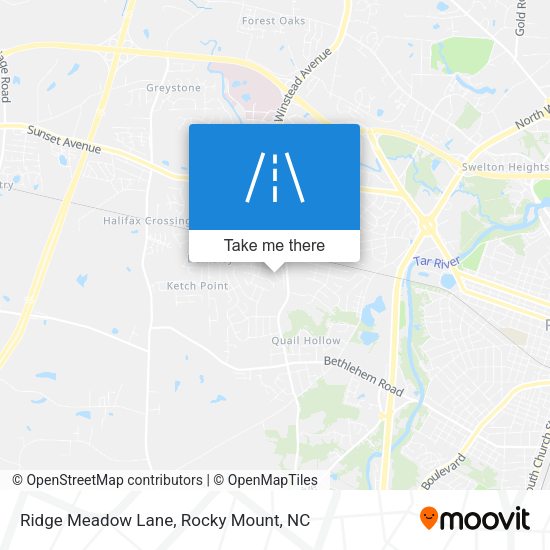 Mapa de Ridge Meadow Lane