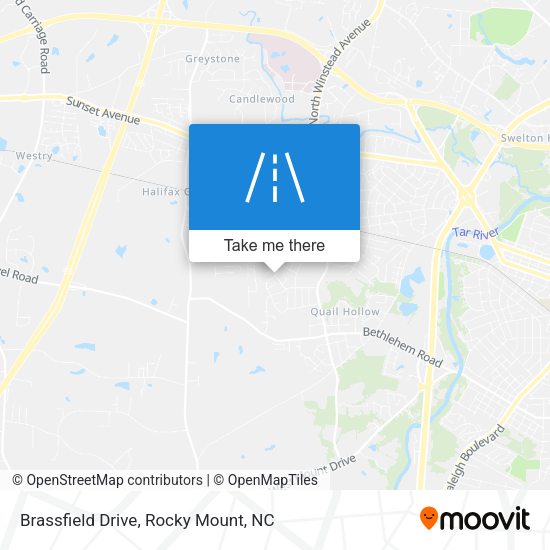 Brassfield Drive map