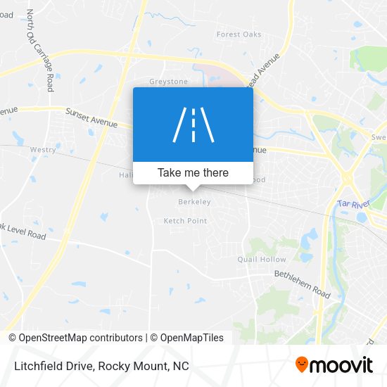 Litchfield Drive map