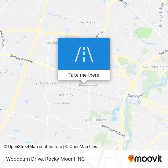 Woodburn Drive map