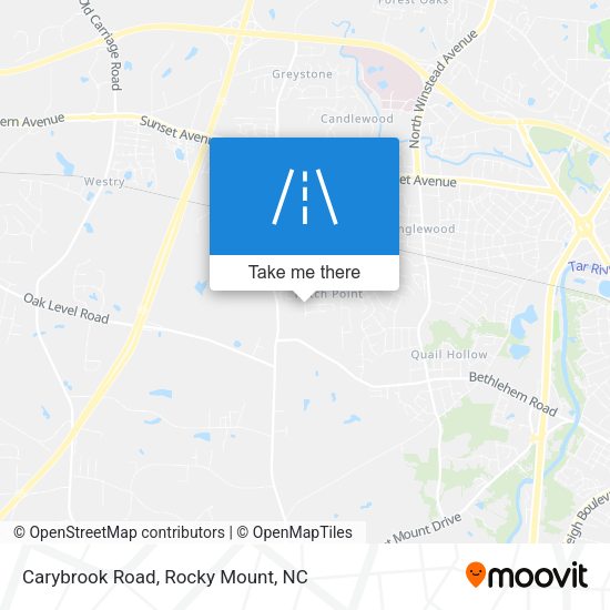 Carybrook Road map