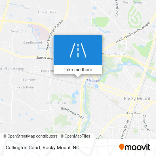 Collington Court map