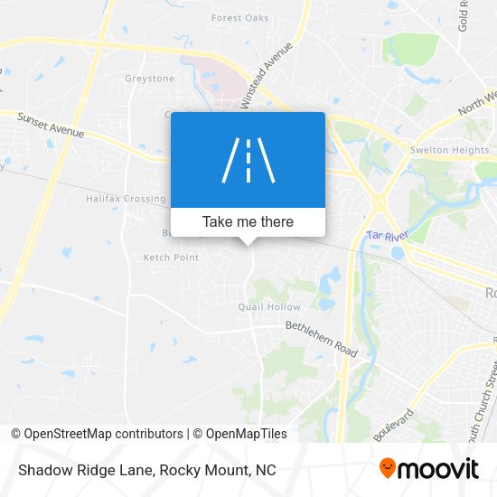 Shadow Ridge Lane map