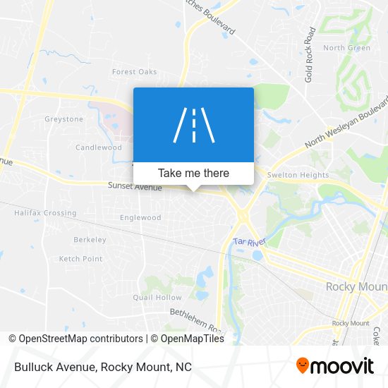 Bulluck Avenue map