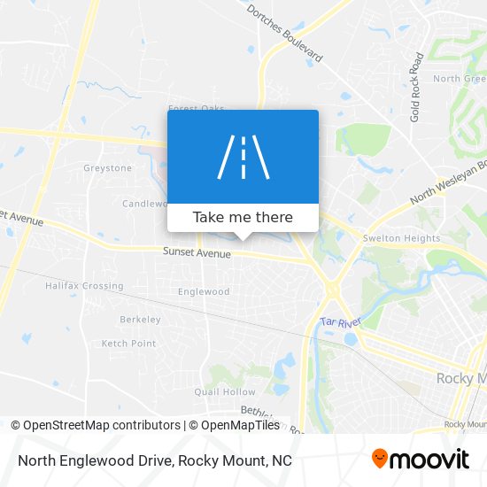 North Englewood Drive map