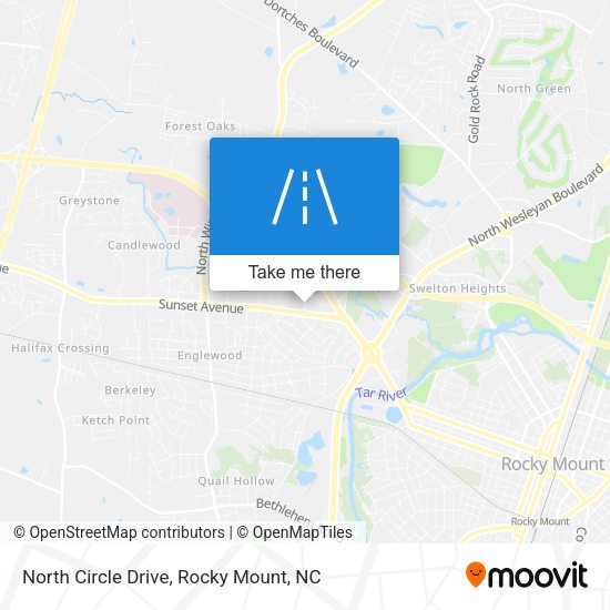 North Circle Drive map