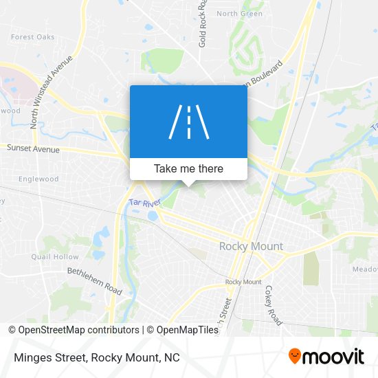 Minges Street map