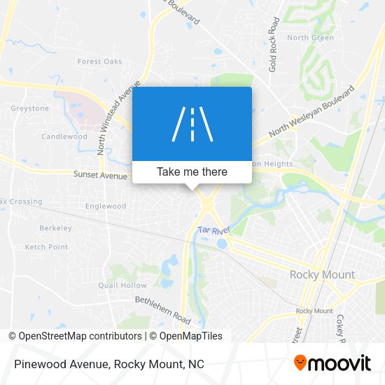 Mapa de Pinewood Avenue