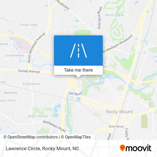 Lawrence Circle map