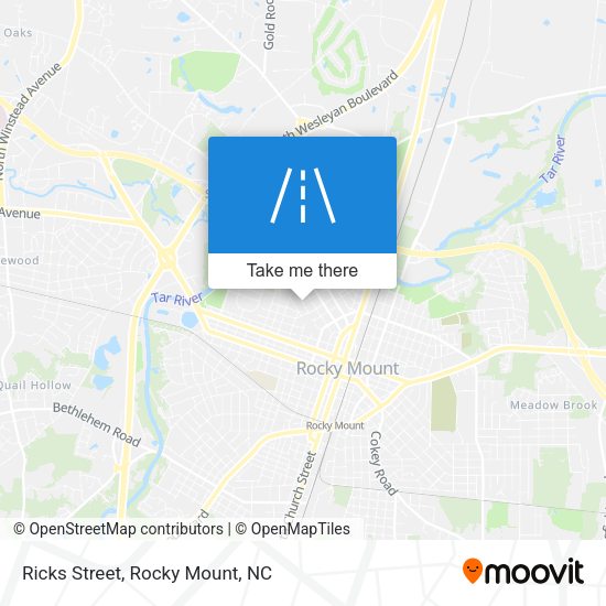 Mapa de Ricks Street