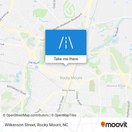 Mapa de Wilkenson Street