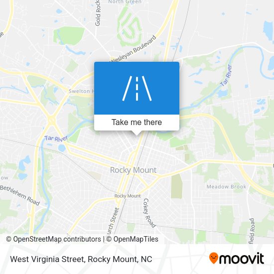 Mapa de West Virginia Street
