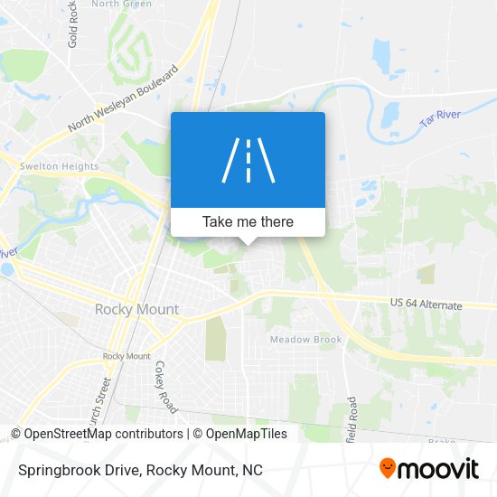Mapa de Springbrook Drive