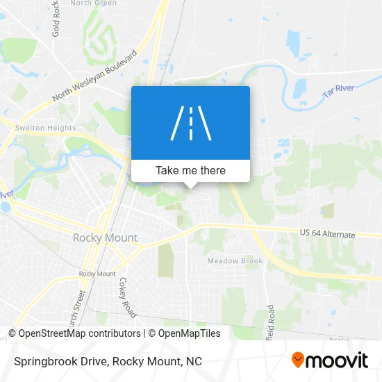 Springbrook Drive map