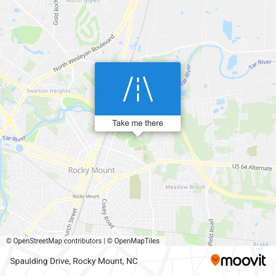 Spaulding Drive map