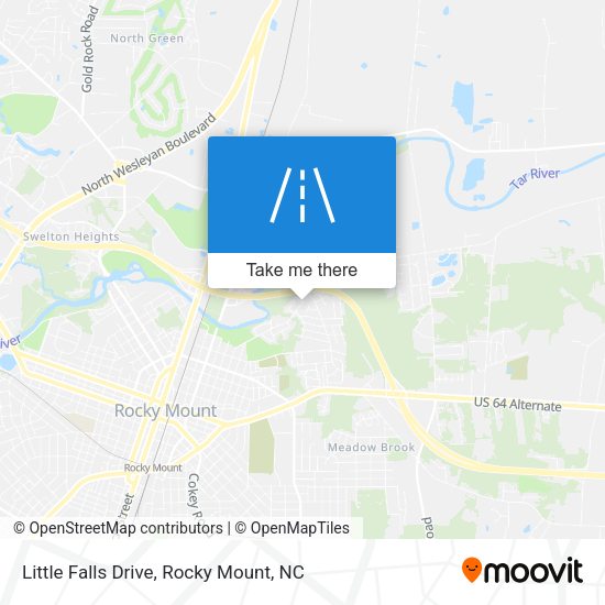 Mapa de Little Falls Drive