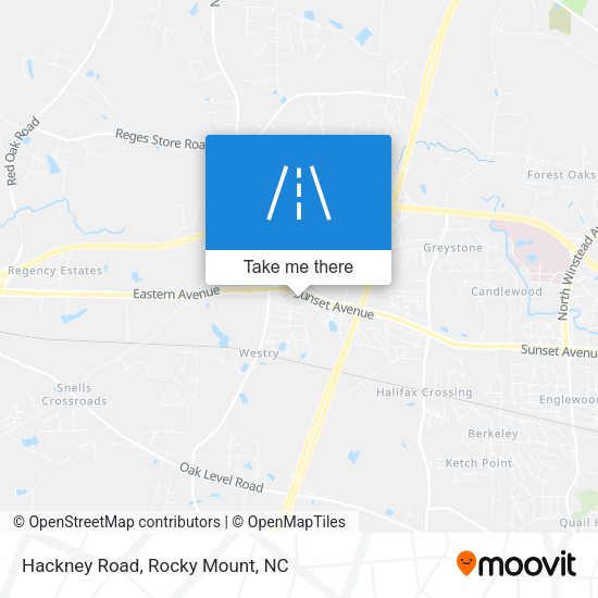 Mapa de Hackney Road