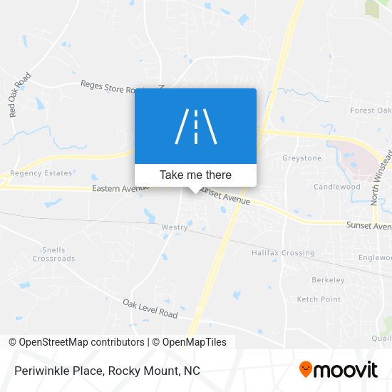 Mapa de Periwinkle Place