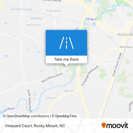 Vineyard Court map
