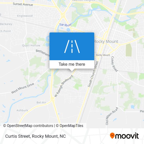 Curtis Street map