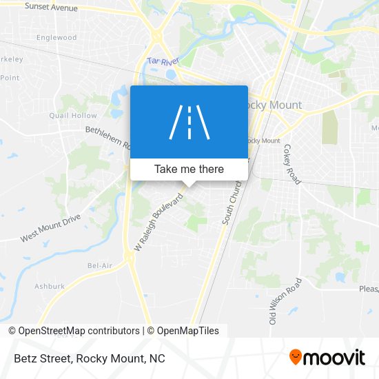 Mapa de Betz Street