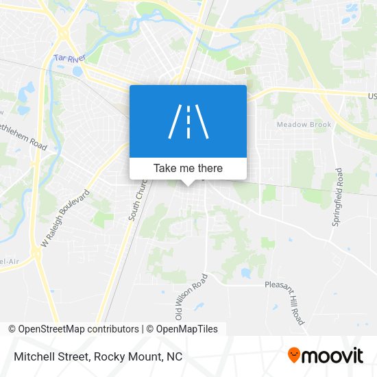 Mitchell Street map